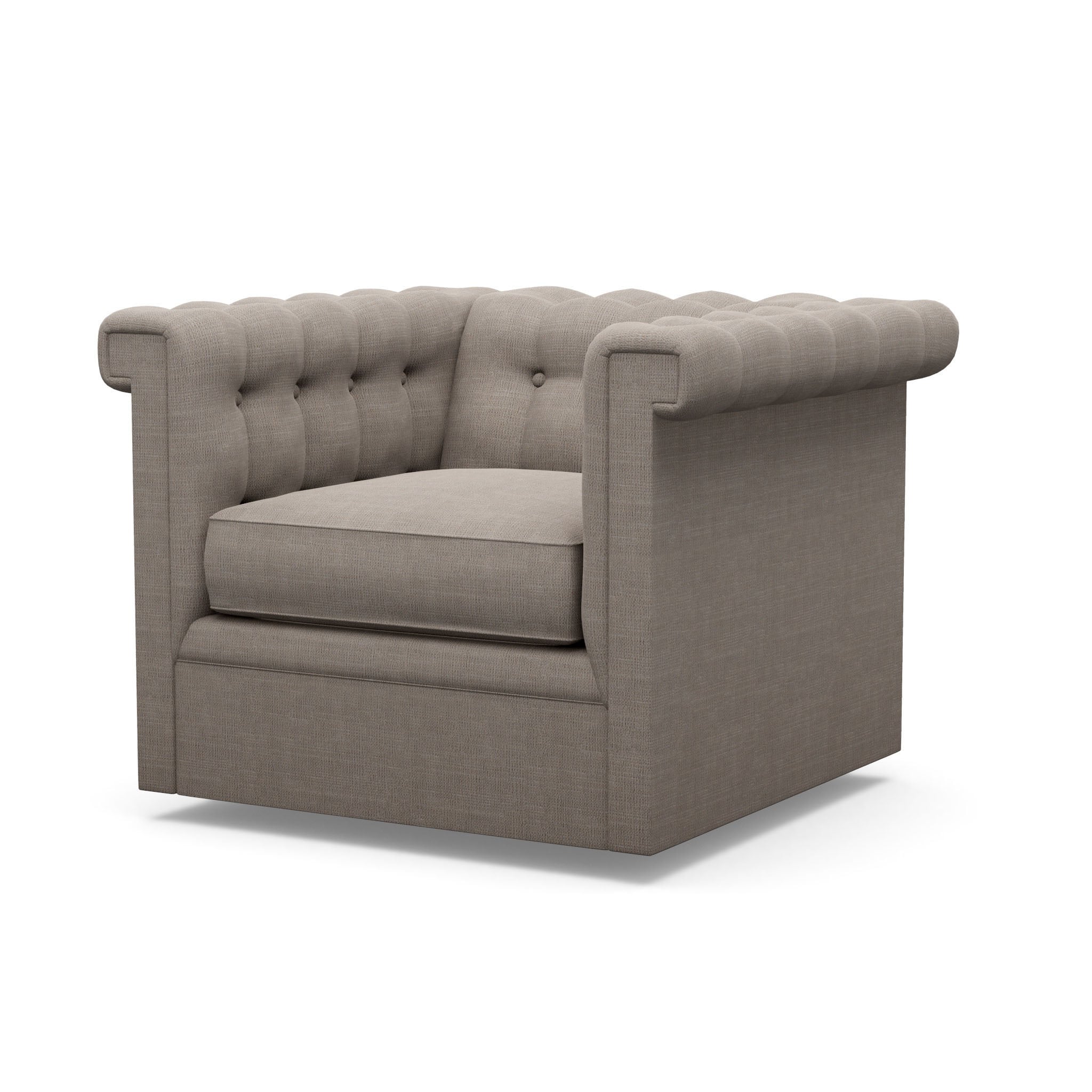 Modern Chesterfield Swivel Chair