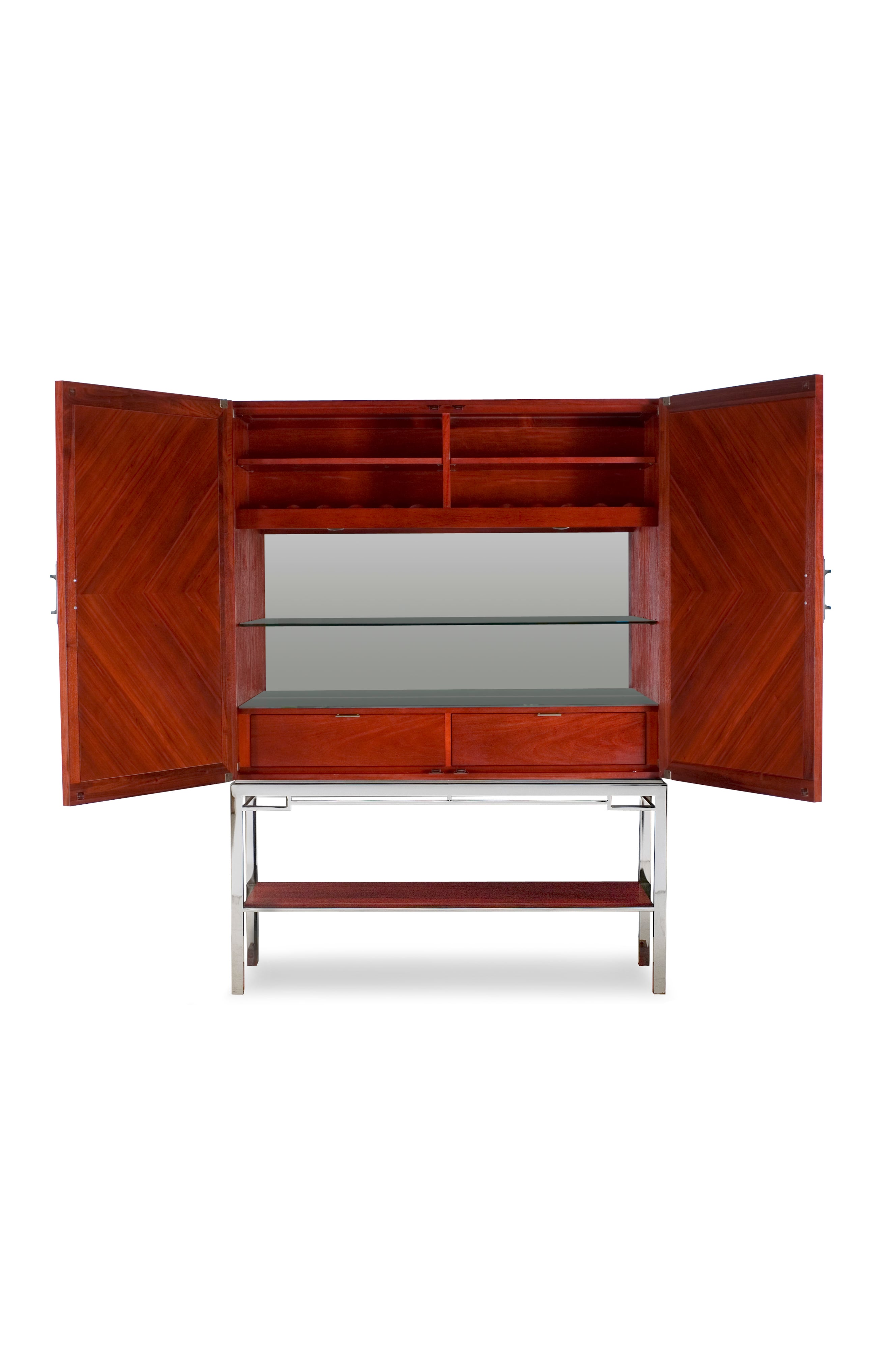 Century Chin Hua Lotus Bar Cabinet