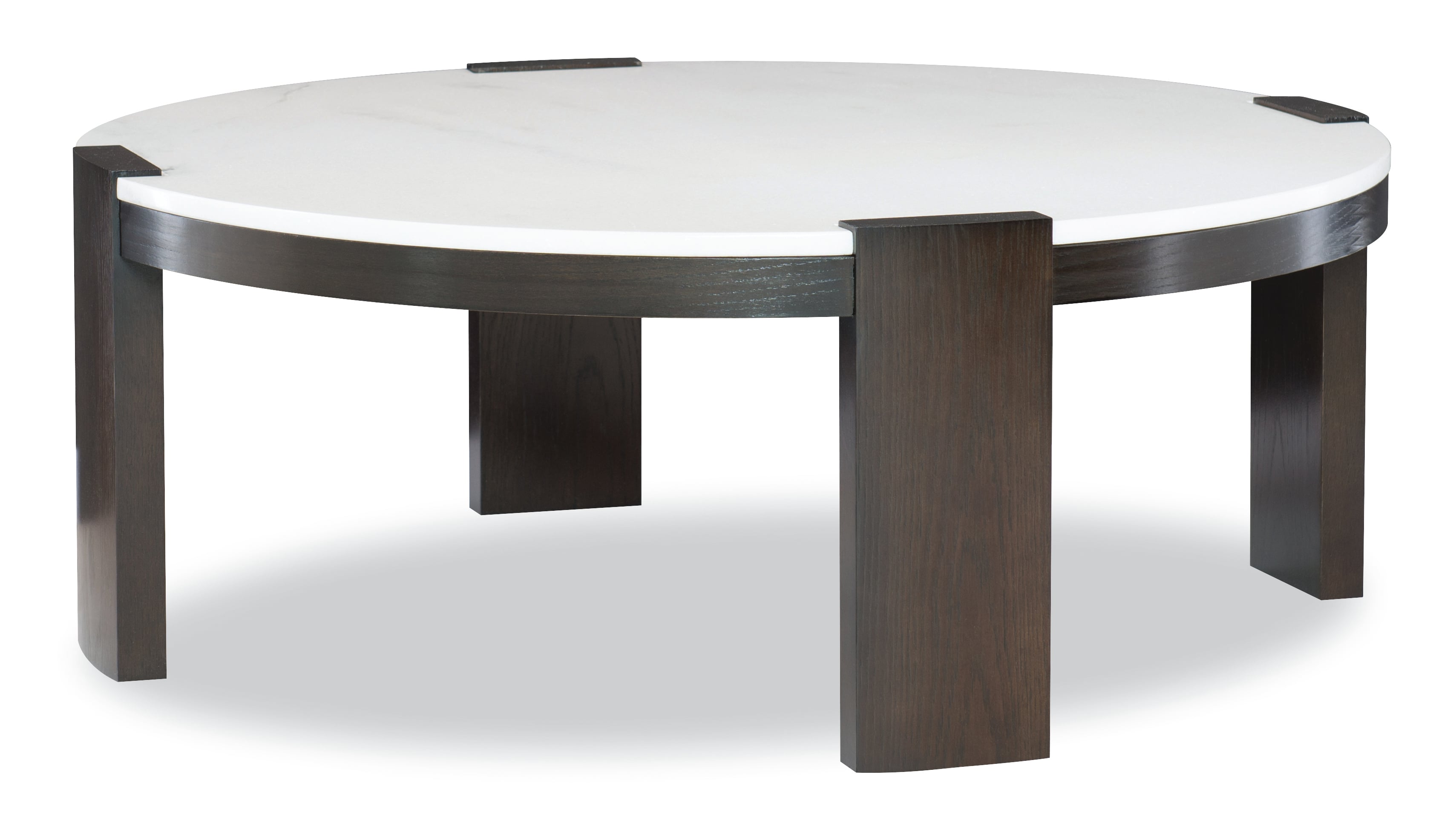 Contemporary Cocktail Table with Marble Top