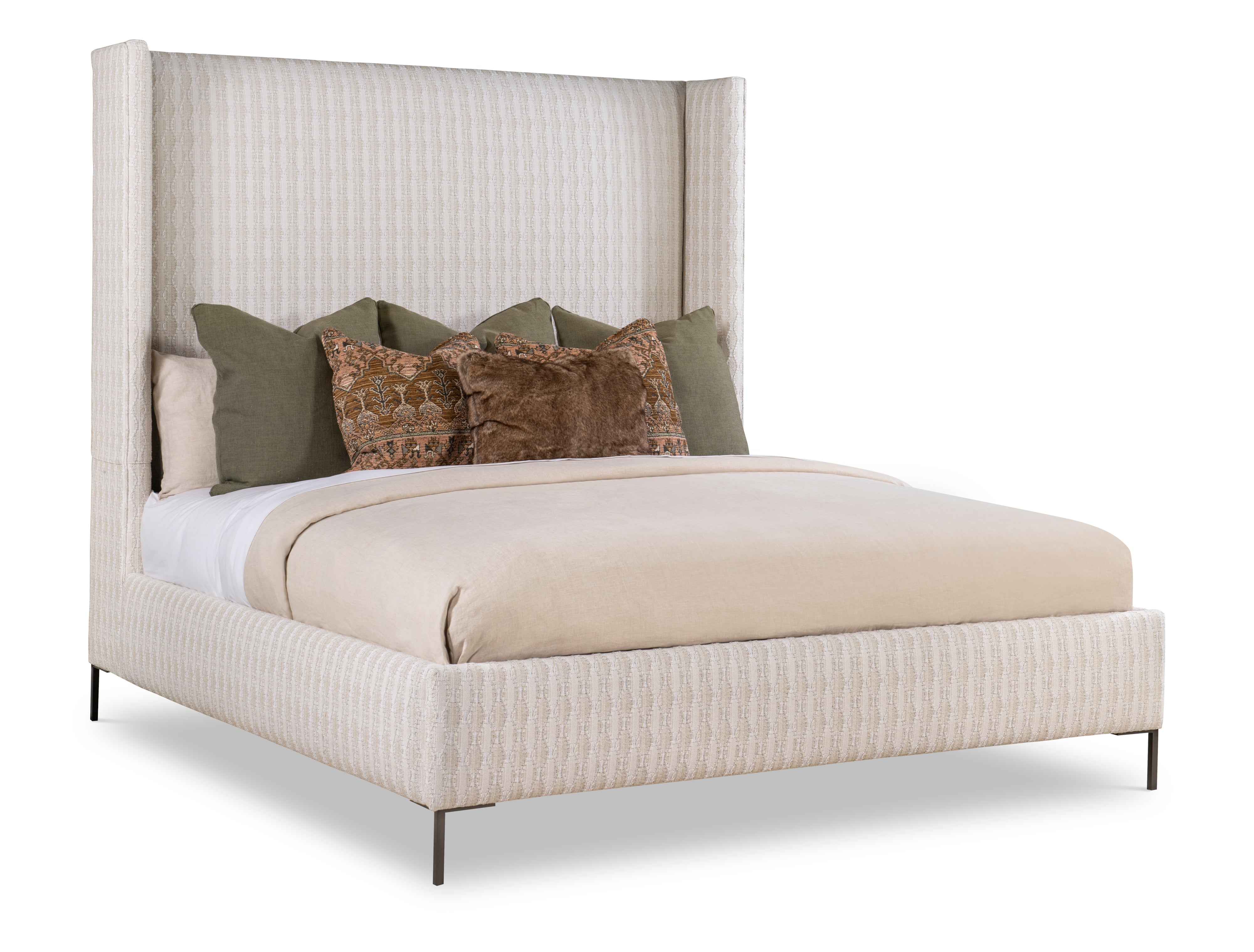 Details Tall Wing Bed - King