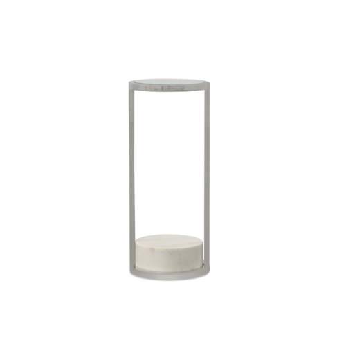 Vista Contemporary Spot Table - Polished Nickel