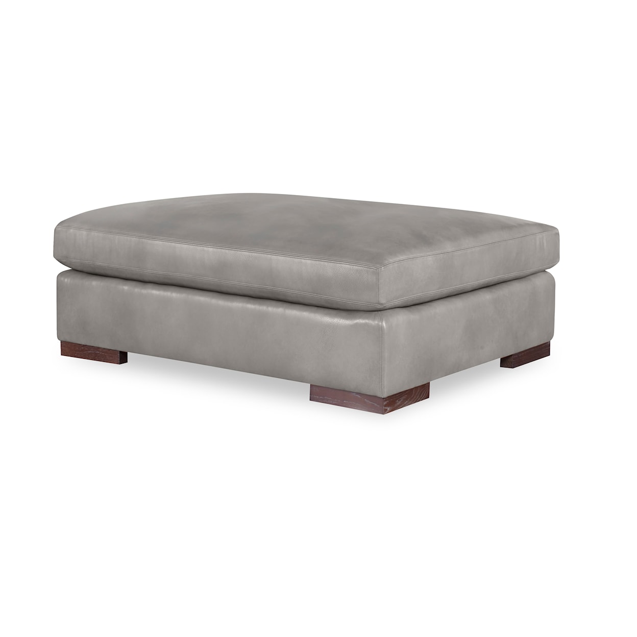 Century Great Room Large Leather Ottoman