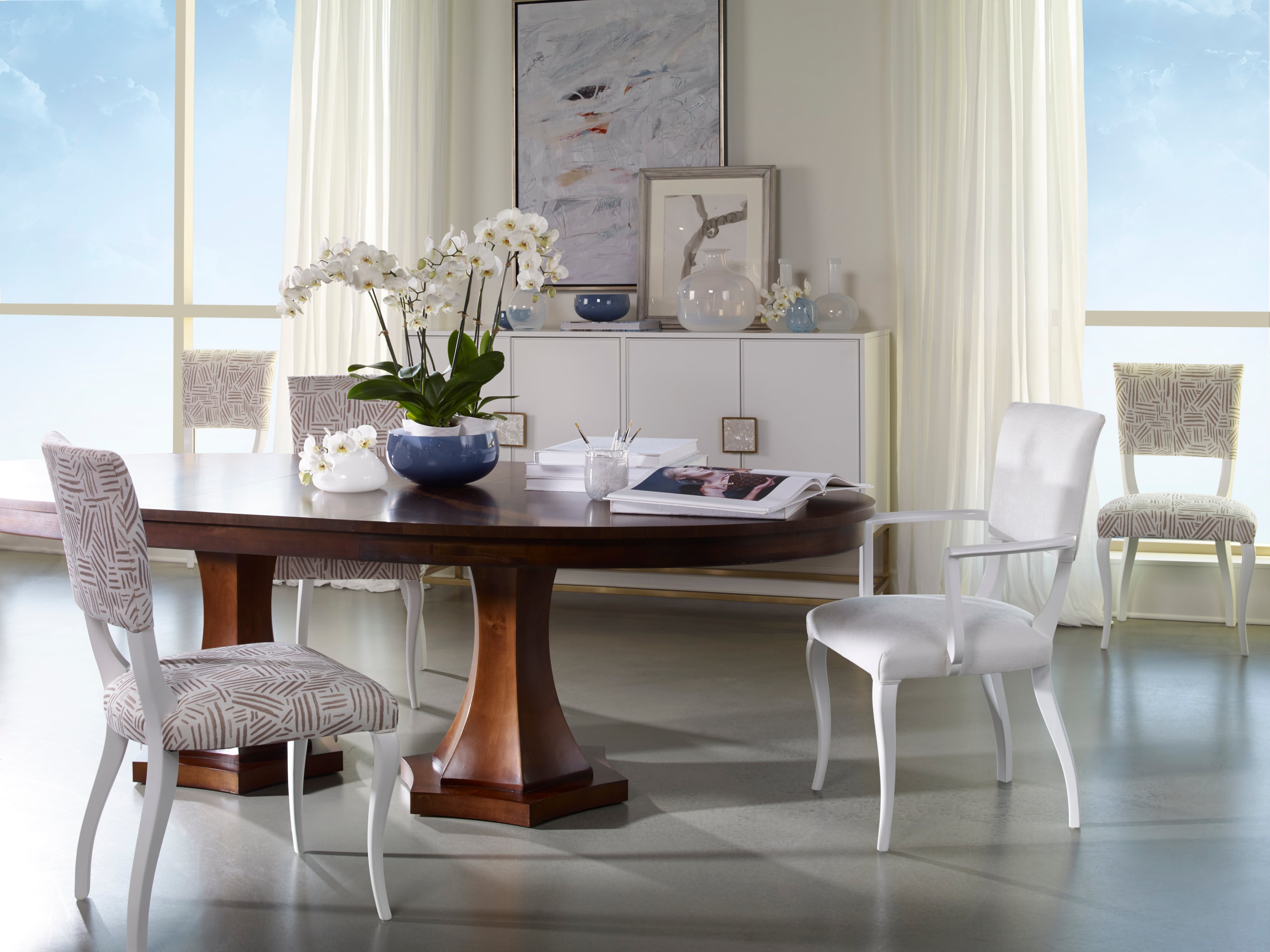 Century Tribeca Double Pedestal Dining Table