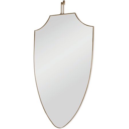 Contemporary Shield Mirror