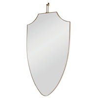Contemporary Shield Mirror