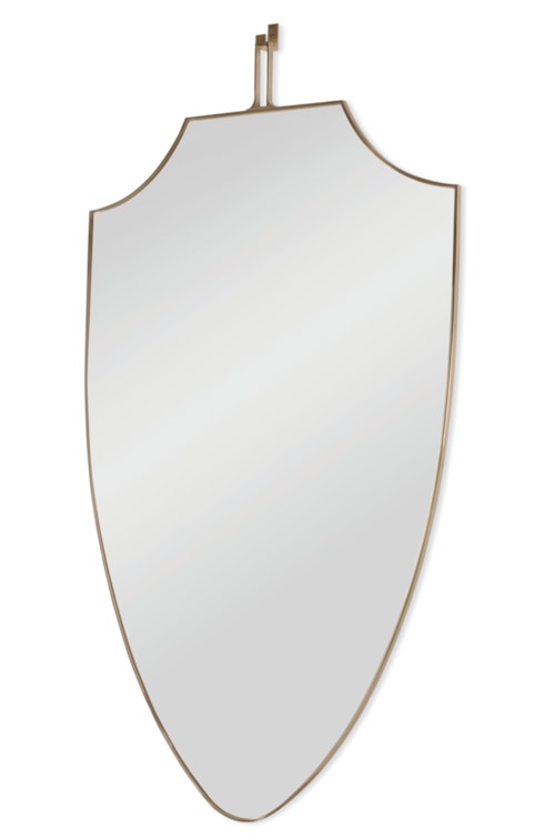 Contemporary Shield Mirror