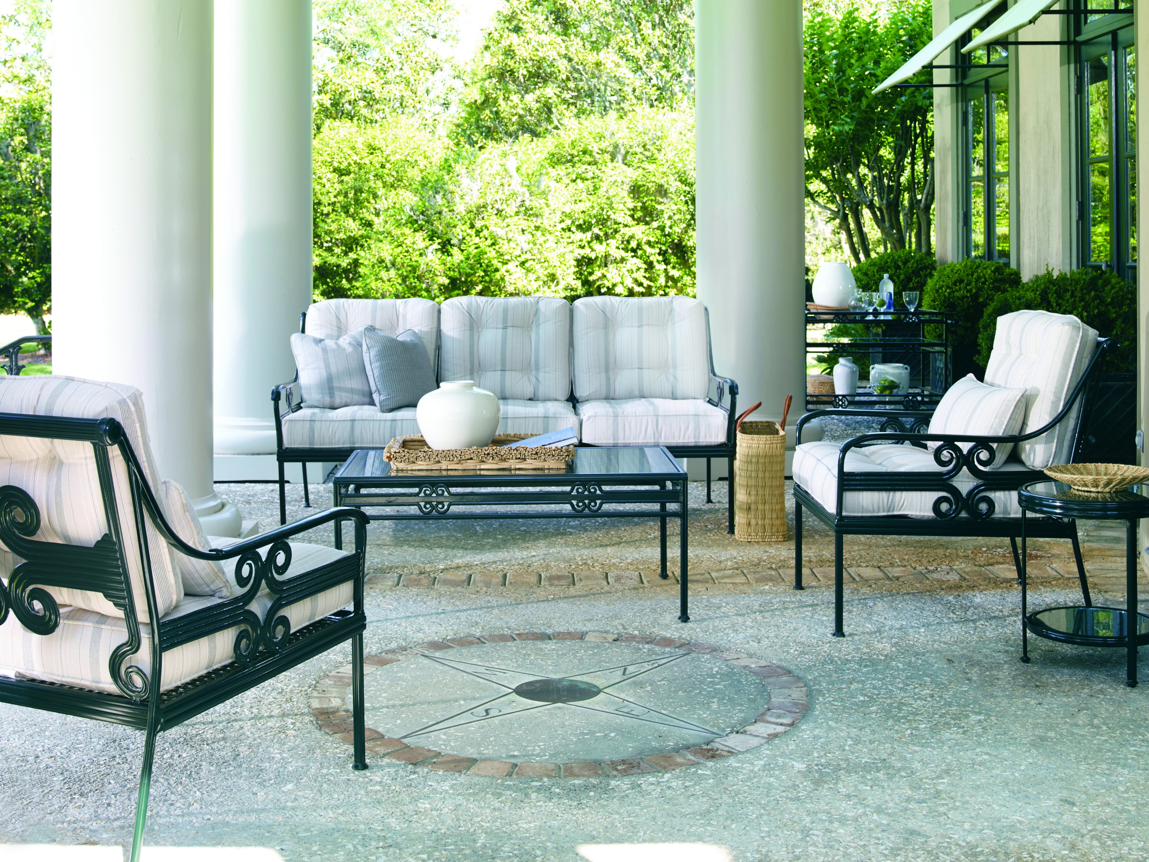 Century Thomas O'Brien Outdoor Outdoor Metal Lounge Chair