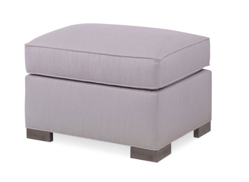 Transitional Willem Outdoor Ottoman