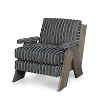 Zander Coastal Accent Lounge Chair