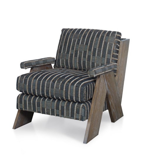 Zander Coastal Accent Lounge Chair