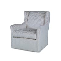 Defoe Contemporary Swivel Accent Chair