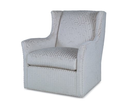 Defoe Contemporary Swivel Accent Chair