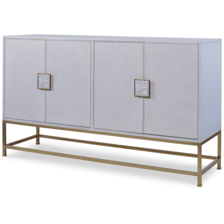 Details 4 Door Tall Credenza (+Drawers)