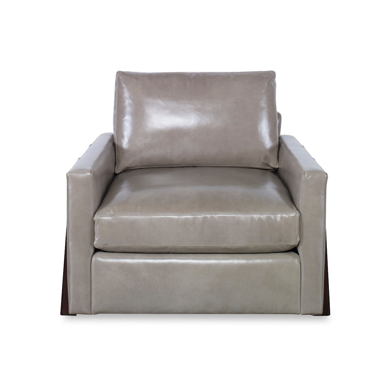 Century Great Room Leather Accent Chair