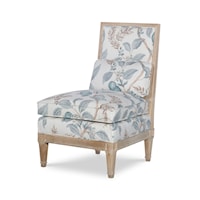 Merill Transitional Upholstered Slipper Chair