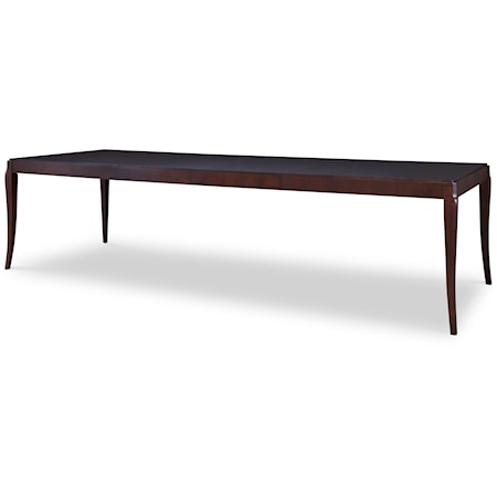 Transitional Rectangular Dining Table with Two 22" Leaves
