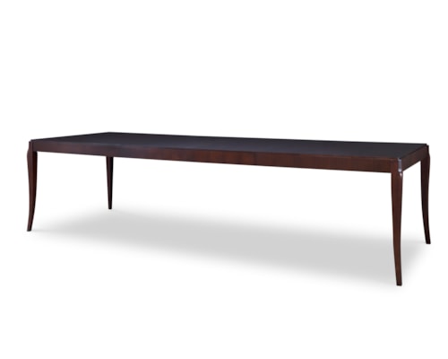 Transitional Rectangular Dining Table with Two 22" Leaves