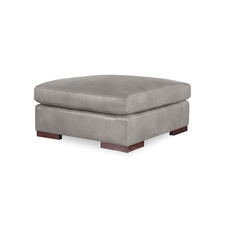 Leather Ottoman