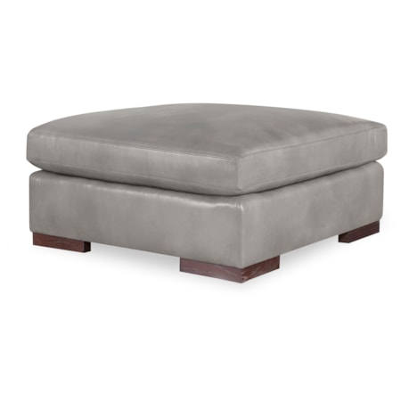 Leather Ottoman