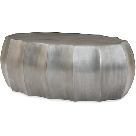 Contemporary Zinc Electroform Cocktail Table