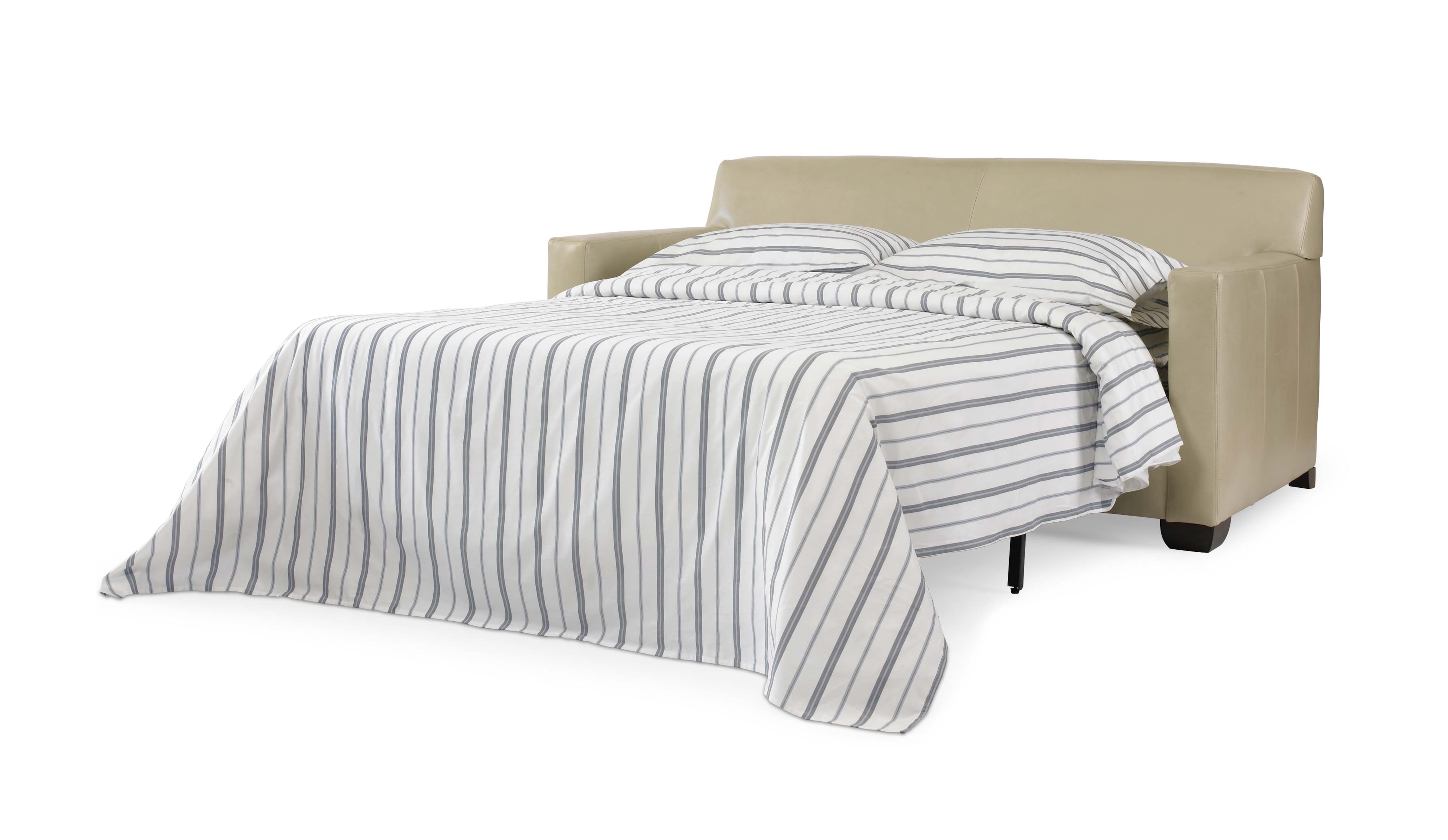 Century Leather Stone Leatherstone Queen Sleeper