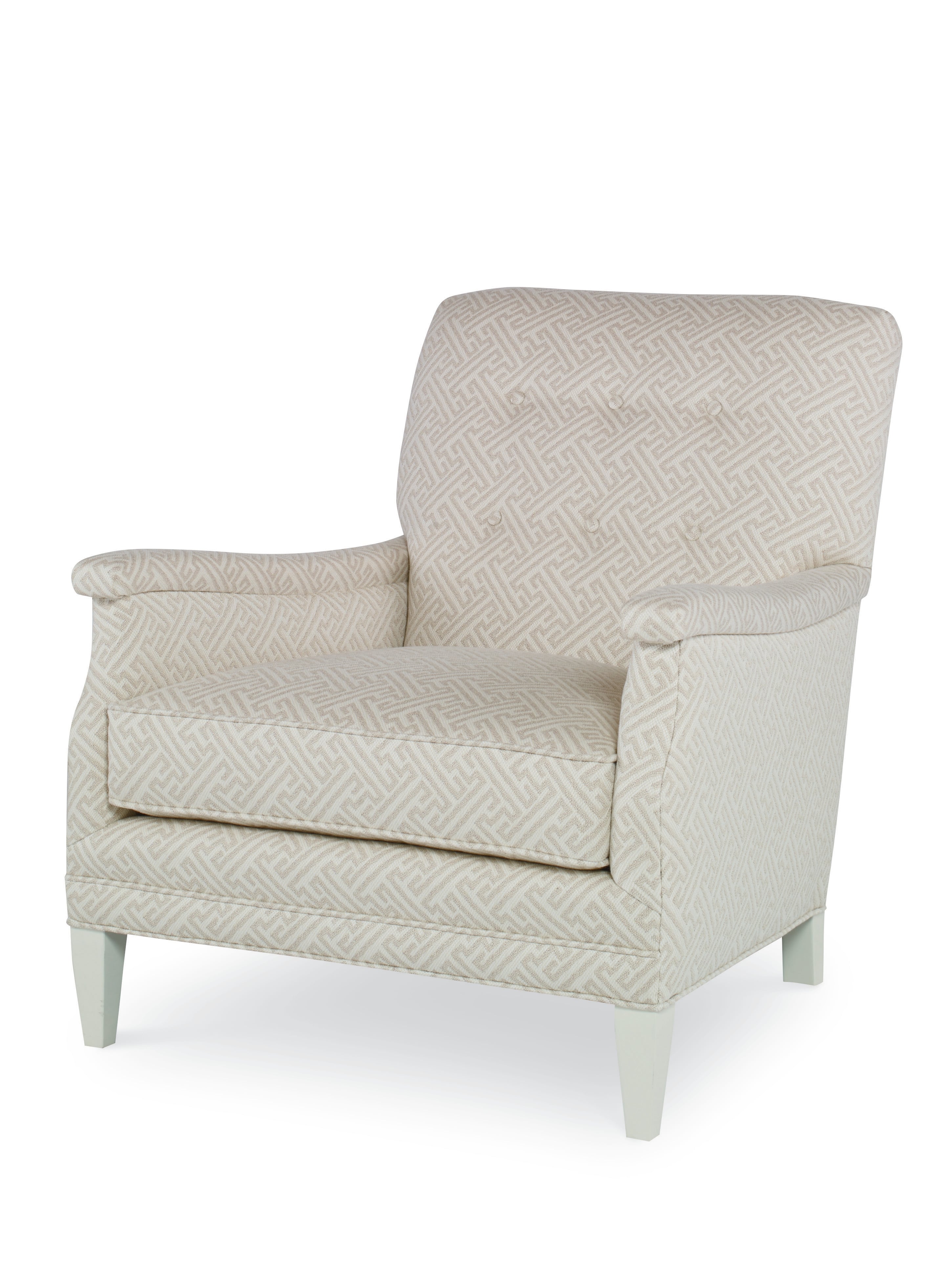 Tufted-Back Accent Chair