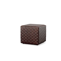 Brooks Transitional Cube Ottoman