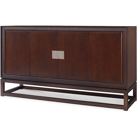 Transitional Credenza with Silverware Tray