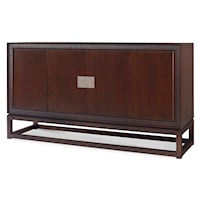 Transitional Credenza with Silverware Tray