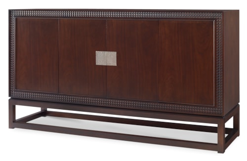 Transitional Credenza with Silverware Tray