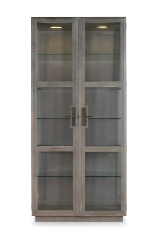 Contemporary Display Cabinet with Built-In Lighting