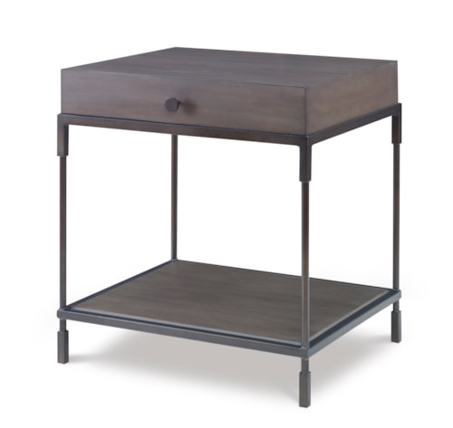 Westport End Table-Mink