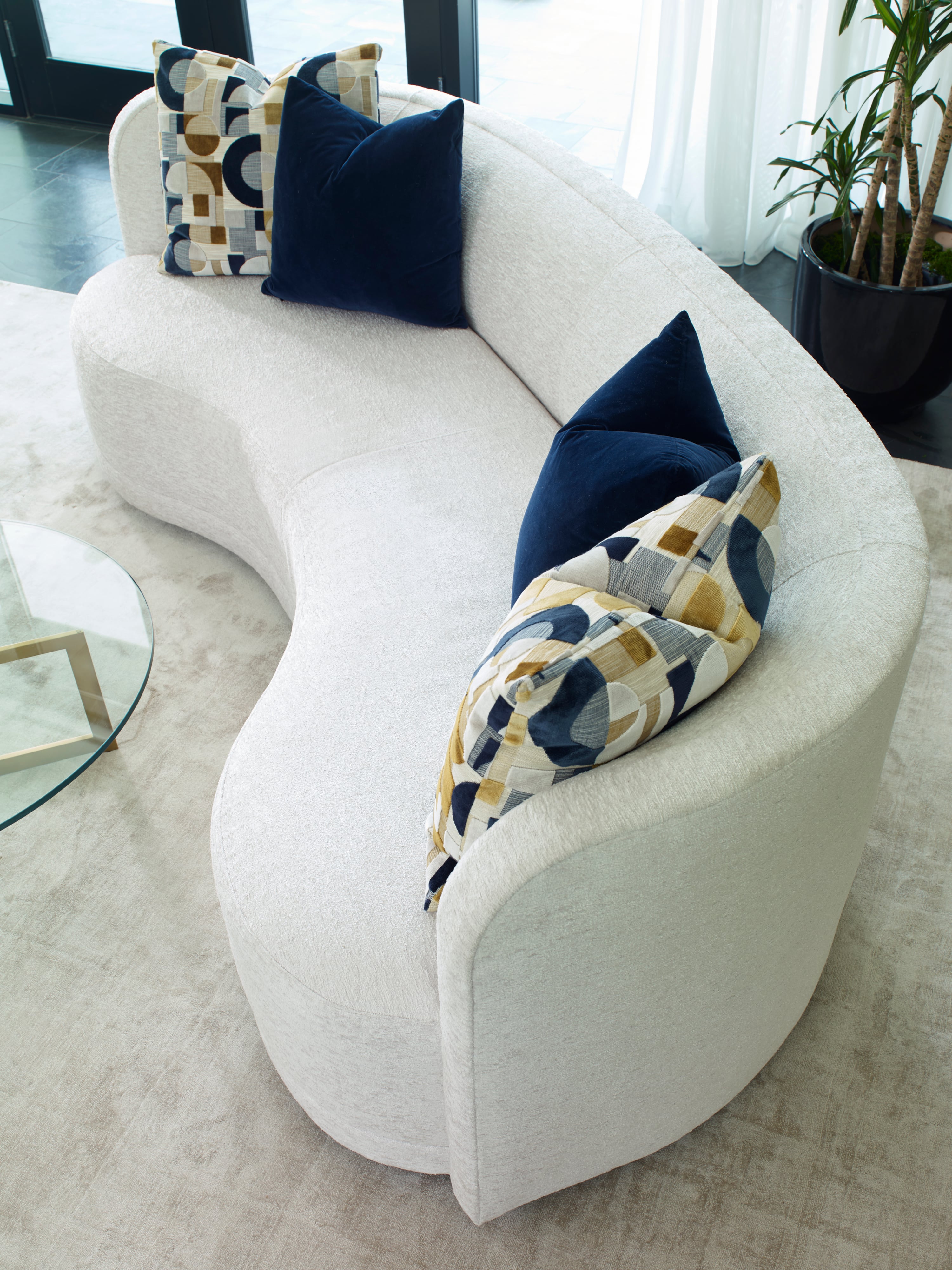 Century Century Signature Curved Sofa