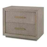 Kendall Contemporary Two Drawer Nightstand