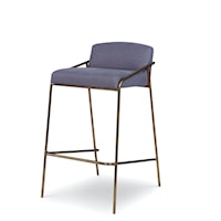 Dia Transitional Upholstered Bar Stool