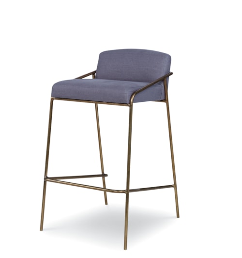 Dia Transitional Upholstered Bar Stool