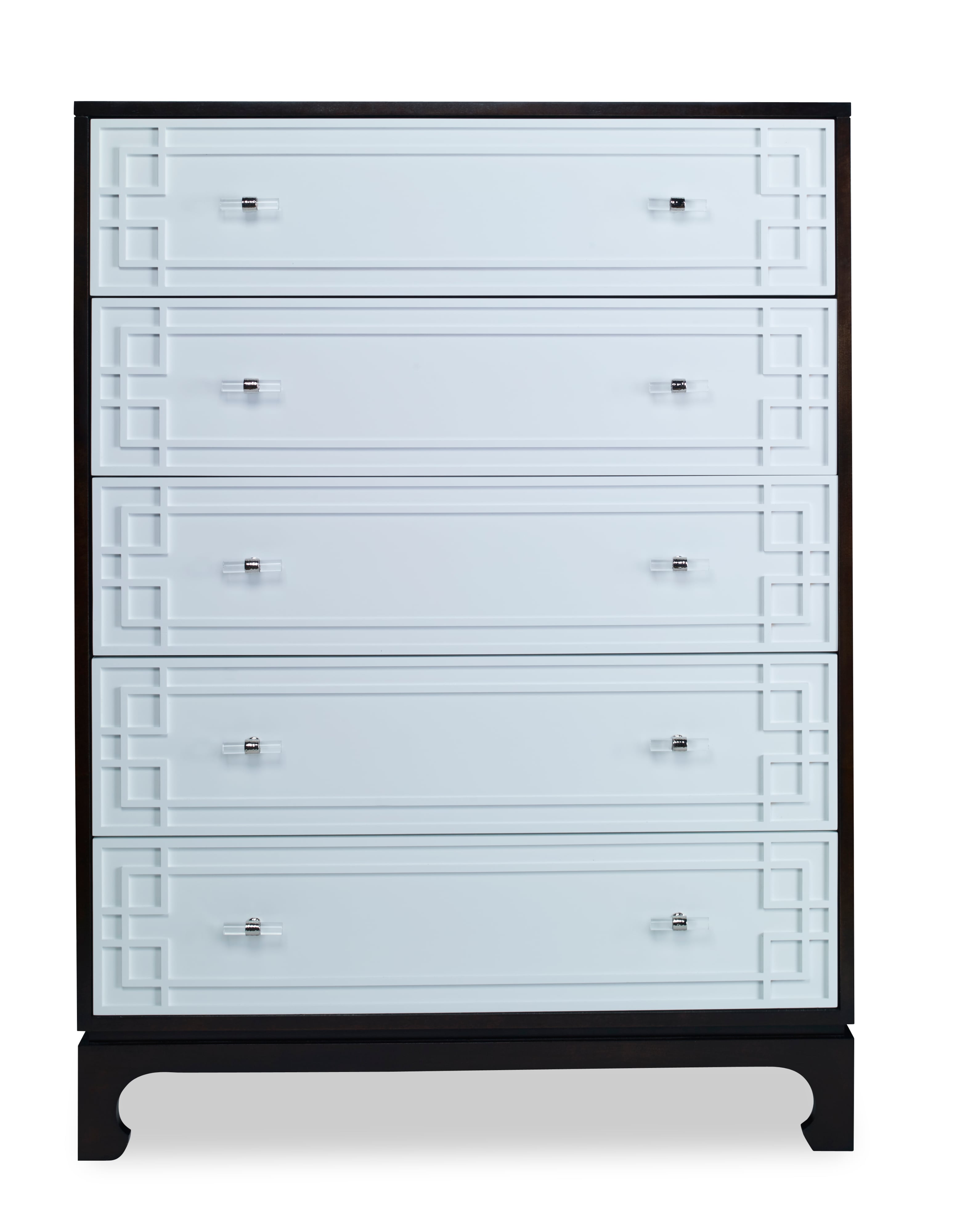 Century Details Case Details 5 Drawer Low Chest