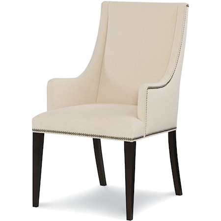 Claire Transitional Dining Arm Chair