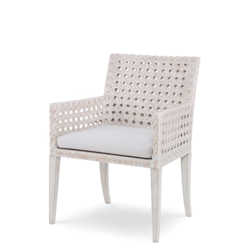 Litchfield Arm Chair-Pn/Flax