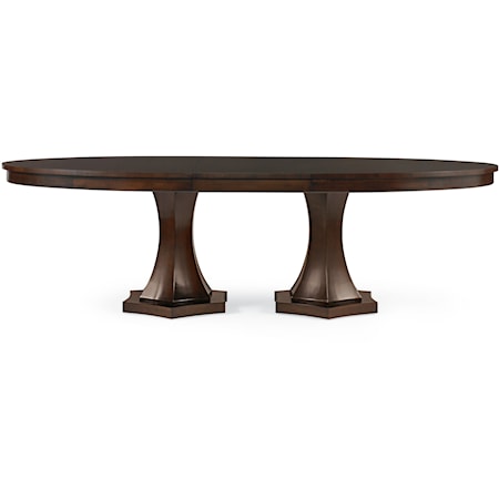 Double Pedestal Dining Table