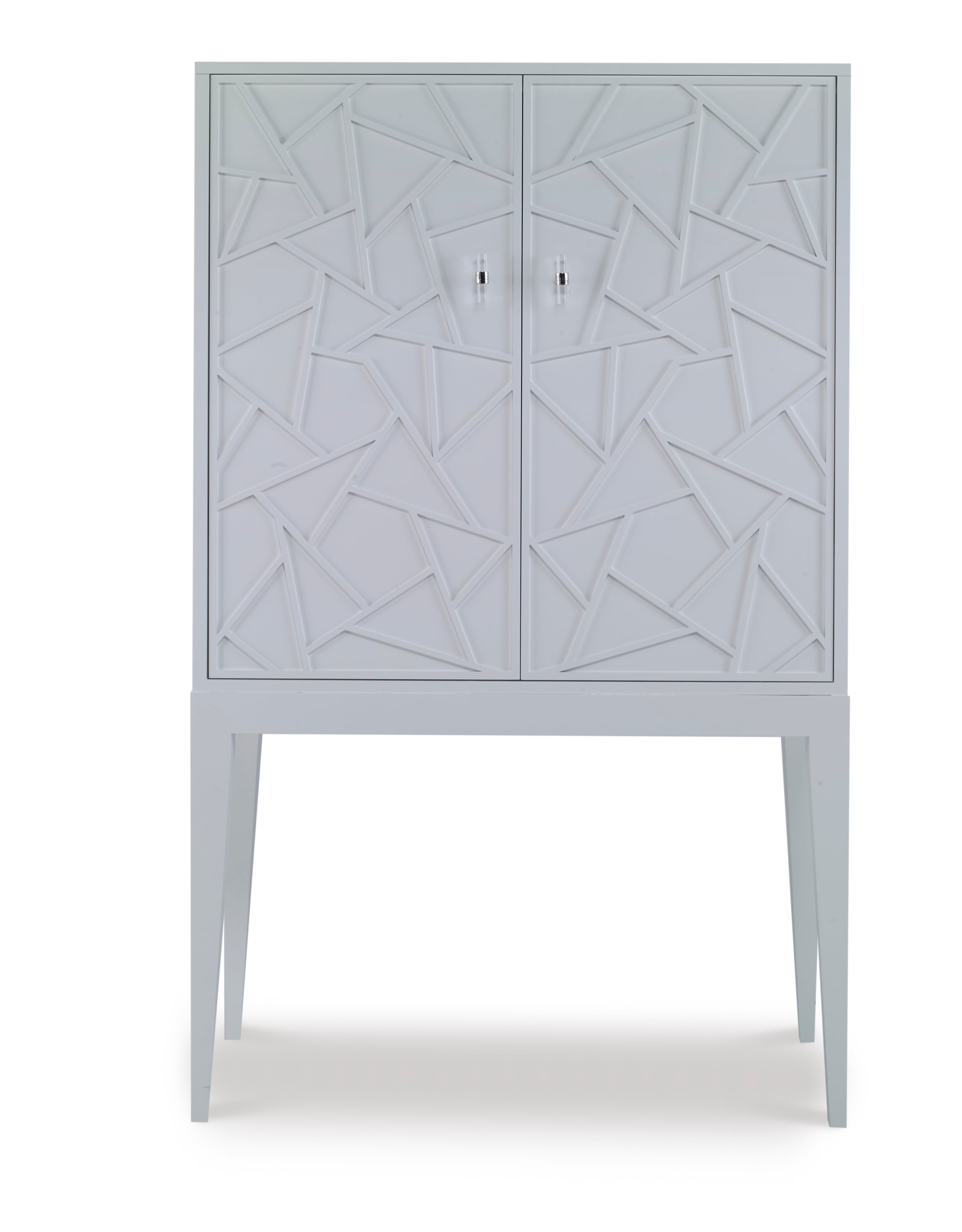 Details Bar Cabinet (Mirror Back Panel)