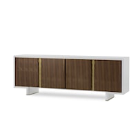 Kintsugi Contemporary 4-Door Credenza