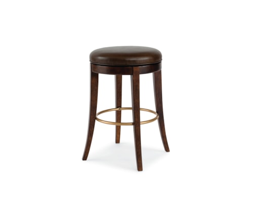 Park Transitional Swivel Bar Stool