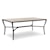 3 Stone Table Top Options and 3 Metal Finishes to choose from