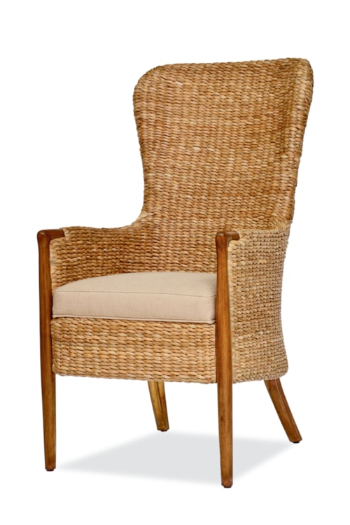 Seagrass Dining Chair-Flax