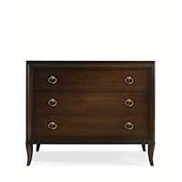 Transitional 3-Drawer Bachelor Chest