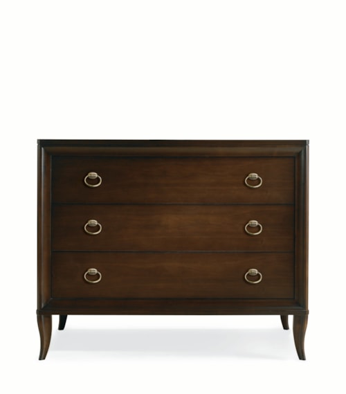 Transitional 3-Drawer Bachelor Chest