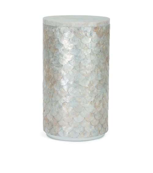 Capiz Contemporary Accent Table