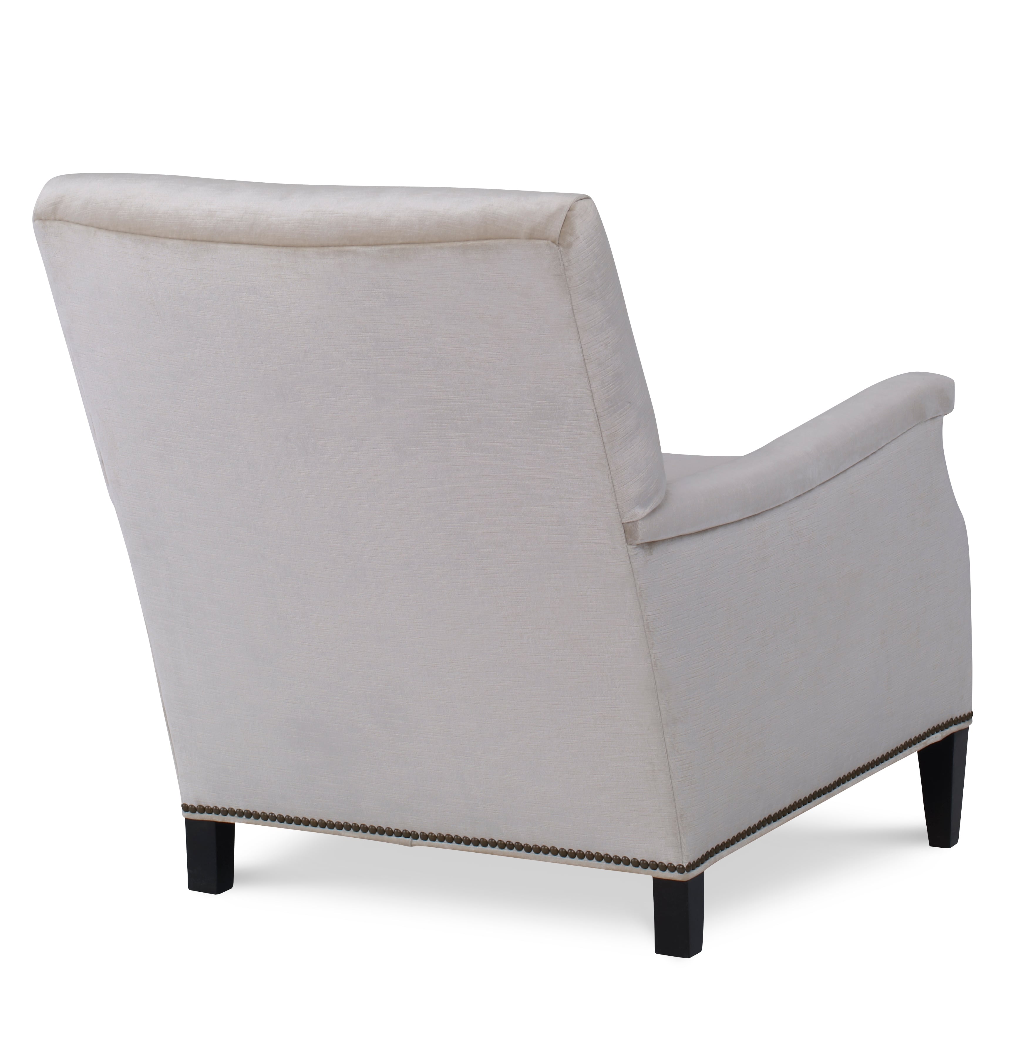 Tufted-Back Accent Chair