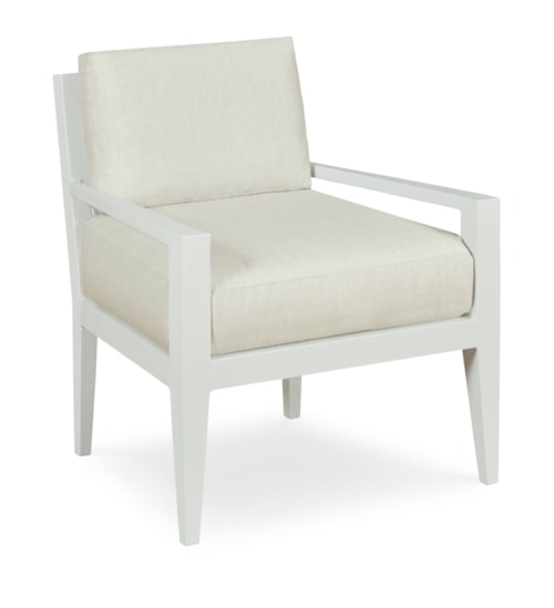 Sail Coastal Contemporary Outdoor Dining Arm Chair